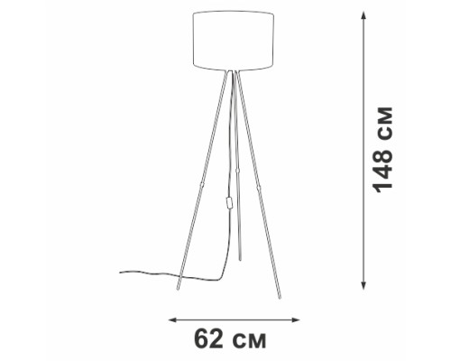 Торшер V2957-0/1P Vitaluce Торшер V2957-0/1P Vitaluce