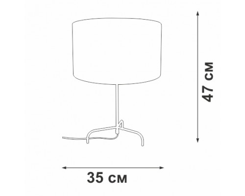 Интерьерная настольная лампа V29920-1/1L Vitaluce Интерьерная настольная лампа V29920-1/1L Vitaluce