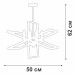 Потолочная люстра V3004-1/4PL Vitaluce