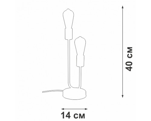 Интерьерная настольная лампа V3005-1/2L Vitaluce Интерьерная настольная лампа V3005-1/2L Vitaluce