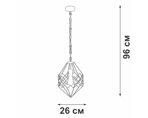 Подвесная люстра V3007-8/1 Vitaluce Подвесная люстра V3007-8/1 Vitaluce