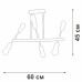 Потолочная люстра V3010-1/6PL Vitaluce
