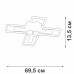 Потолочная люстра V3031-7/4PL Vitaluce