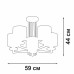 Потолочная люстра V3069-8/5PL Vitaluce