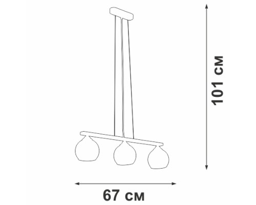 Подвесной светильник V3107-1/3S Vitaluce Подвесной светильник V3107-1/3S Vitaluce