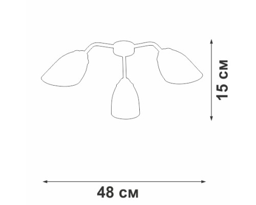 Потолочная люстра V31950/3PL Vitaluce Потолочная люстра V31950/3PL Vitaluce