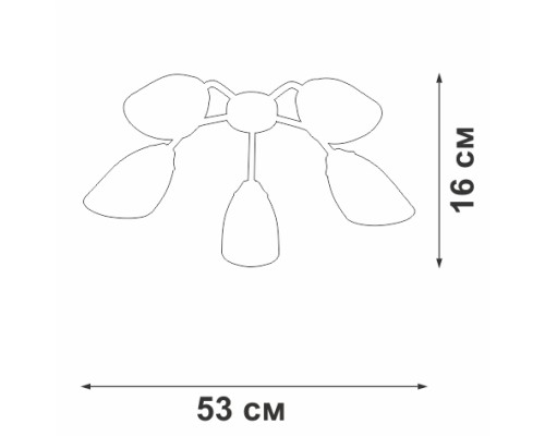 Потолочная люстра V31950/5PL Vitaluce Потолочная люстра V31950/5PL Vitaluce