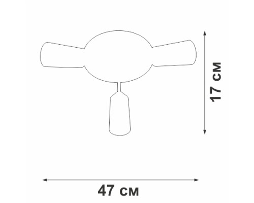 Потолочная люстра V3762-1/3PL Vitaluce Потолочная люстра V3762-1/3PL Vitaluce