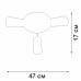 Потолочная люстра V3762-1/3PL Vitaluce