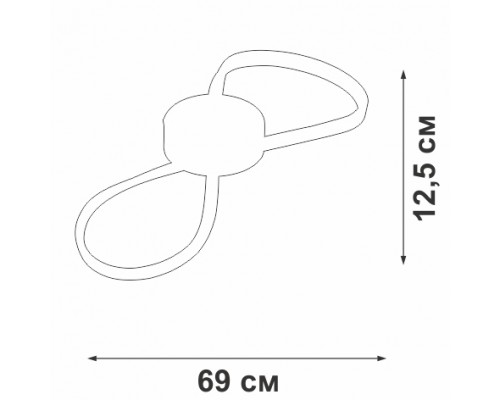 Потолочная люстра V3779-1/1PL Vitaluce Потолочная люстра V3779-1/1PL Vitaluce