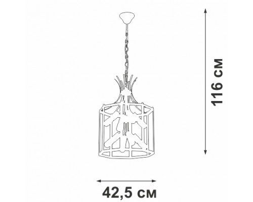 Подвесная люстра V3926-1/8 Vitaluce Подвесная люстра V3926-1/8 Vitaluce
