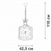Подвесная люстра V3926-1/8 Vitaluce