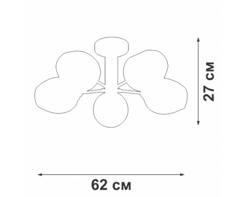 Потолочная люстра V39560-8/5PL Vitaluce Потолочная люстра V39560-8/5PL Vitaluce