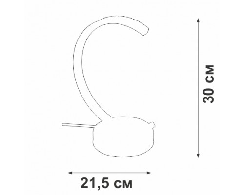 Интерьерная настольная лампа V3966-7/1L Vitaluce Интерьерная настольная лампа V3966-7/1L Vitaluce