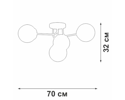 Потолочная люстра V3999-8/4PL Vitaluce Потолочная люстра V3999-8/4PL Vitaluce