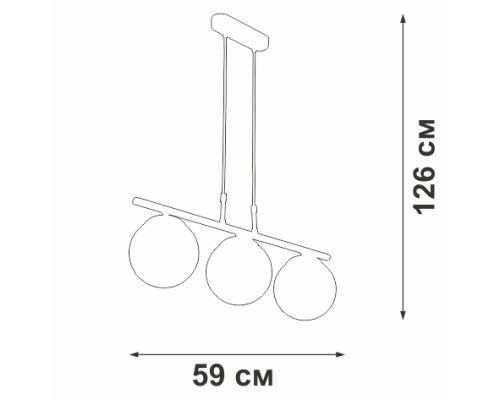 Подвесной светильник V4178-1/3S Vitaluce Подвесной светильник V4178-1/3S Vitaluce