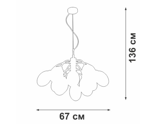 Подвесная люстра V4288-8/12S Vitaluce Подвесная люстра V4288-8/12S Vitaluce