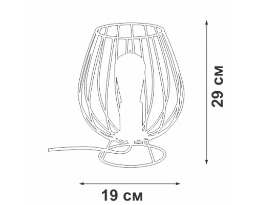 Интерьерная настольная лампа V4296-0/1L Vitaluce Интерьерная настольная лампа V4296-0/1L Vitaluce
