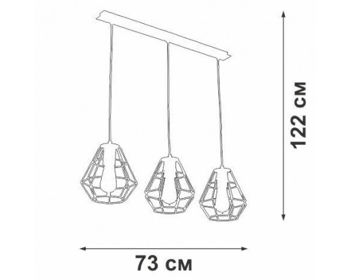 Подвесной светильник V4389 V4389-1/3S Vitaluce Подвесной светильник V4389 V4389-1/3S Vitaluce