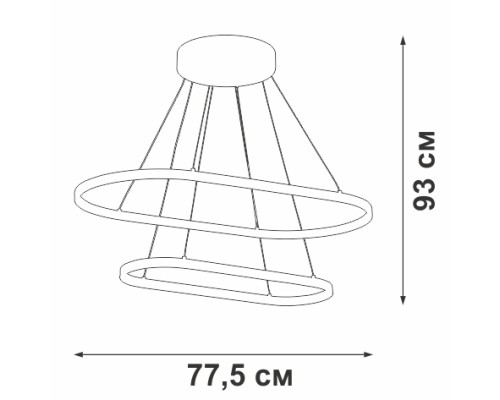 Подвесной светильник V4678-1/2S Vitaluce Подвесной светильник V4678-1/2S Vitaluce