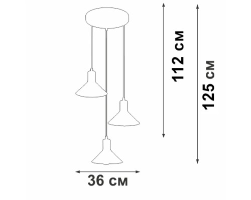 Подвесной светильник V4785-0/3S Vitaluce Подвесной светильник V4785-0/3S Vitaluce