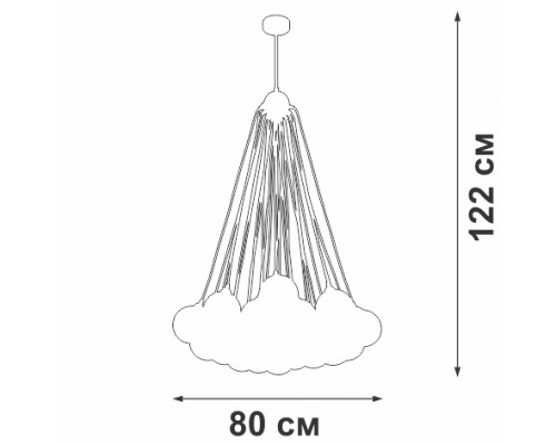 Подвесная люстра V4899-9/25PL Vitaluce Подвесная люстра V4899-9/25PL Vitaluce