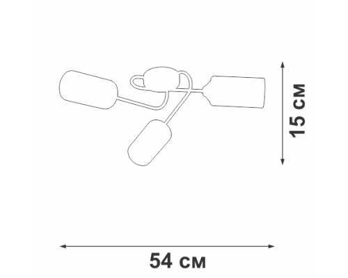 Потолочная люстра V4909-9/3PL Vitaluce Потолочная люстра V4909-9/3PL Vitaluce