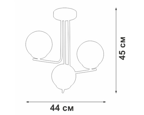 Потолочная люстра V49420-8/3PL Vitaluce Потолочная люстра V49420-8/3PL Vitaluce