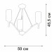 Потолочная люстра V4964-9/3PL Vitaluce