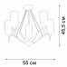 Потолочная люстра V4964-9/5PL Vitaluce