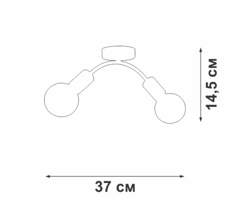 Потолочная люстра V4989-1/2PL Vitaluce Потолочная люстра V4989-1/2PL Vitaluce