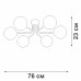 Потолочная люстра V4995-1/6PL Vitaluce