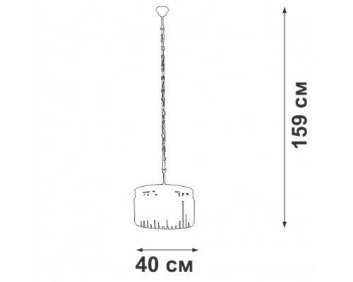 Подвесная люстра V5180-7/6 Vitaluce Подвесная люстра V5180-7/6 Vitaluce