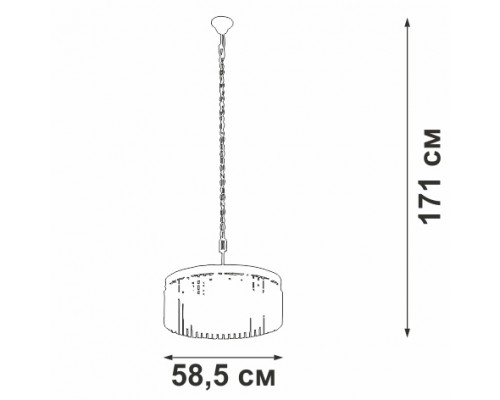 Подвесная люстра V5180-7/9 Vitaluce Подвесная люстра V5180-7/9 Vitaluce