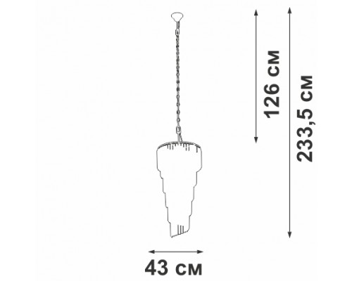 Подвесная люстра V5311-0/13 Vitaluce Подвесная люстра V5311-0/13 Vitaluce