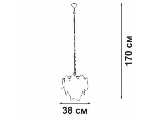 Подвесная люстра V5314-9/5 Vitaluce Подвесная люстра V5314-9/5 Vitaluce