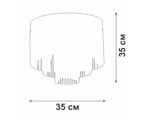 Потолочная люстра V53570-8/7PL Vitaluce Потолочная люстра V53570-8/7PL Vitaluce