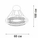 Подвесной светильник V5400-0/1S Vitaluce