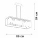 Потолочная люстра V5402-1/4PL Vitaluce