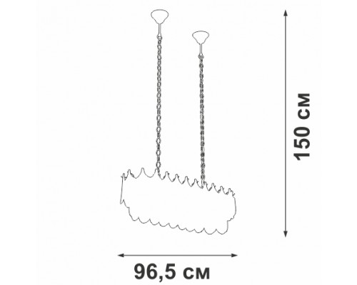 Подвесная люстра V5813-8/11 Vitaluce Подвесная люстра V5813-8/11 Vitaluce