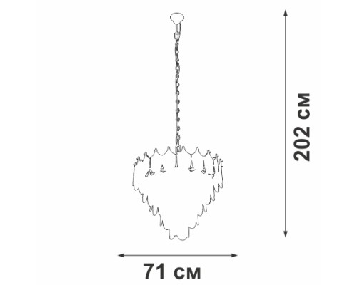 Подвесная люстра V5813-8/17 Vitaluce Подвесная люстра V5813-8/17 Vitaluce