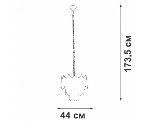Подвесная люстра V5813-8/5 Vitaluce Подвесная люстра V5813-8/5 Vitaluce