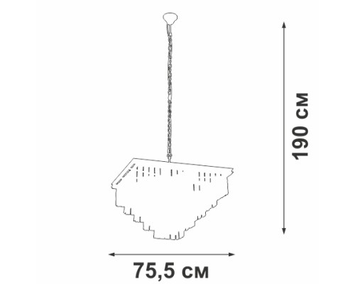 Подвесная люстра V5818-8/13 Vitaluce Подвесная люстра V5818-8/13 Vitaluce