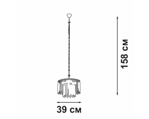 Подвесная люстра V58190-8/5 Vitaluce Подвесная люстра V58190-8/5 Vitaluce