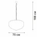 Подвесная люстра V5823-7/8+4+1 Vitaluce