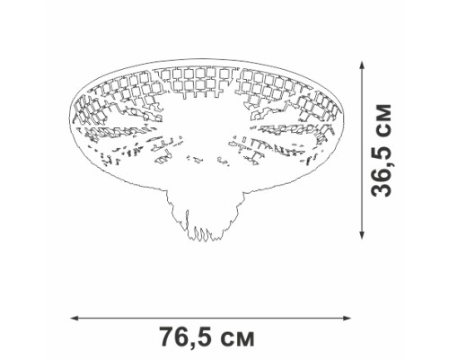 Потолочная люстра V5827-9/16PL Vitaluce Потолочная люстра V5827-9/16PL Vitaluce