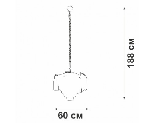 Подвесная люстра V58360-8/13 Vitaluce Подвесная люстра V58360-8/13 Vitaluce