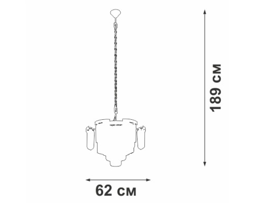 Подвесная люстра V5837-8/13 Vitaluce Подвесная люстра V5837-8/13 Vitaluce