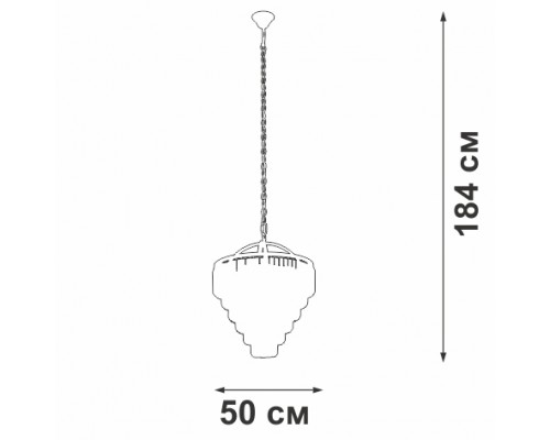 Подвесная люстра V58390-8/13 Vitaluce Подвесная люстра V58390-8/13 Vitaluce