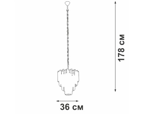 Подвесная люстра V58470-8/5 Vitaluce Подвесная люстра V58470-8/5 Vitaluce
